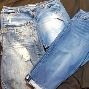 3 pair denim bundle (assorted)